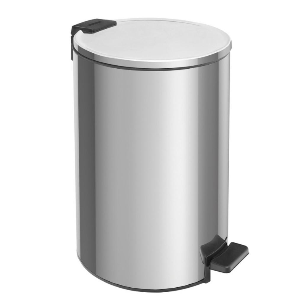 Caneca de Pedal en Acero Inoxidable 20 Litros Tramontina 94547020_1