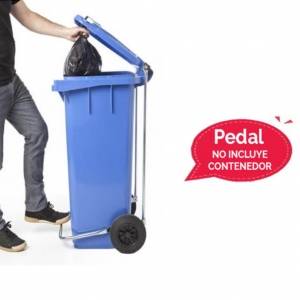 Pedal de Apertura Para Contenedor de Basura con Ruedas 240 Litros Weber_4