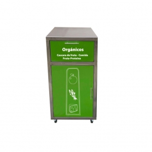 Punto Ecológico Acero Inoxidable 121 Litros Metalis Zafiro Basic_1