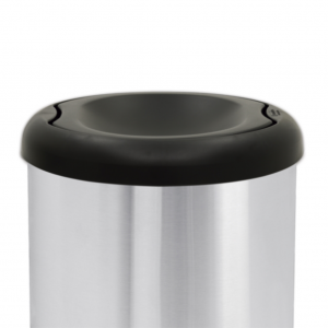 Caneca en Acero Inoxidable 40 Litros Tapa Vaiven Negra Tramontina 94539200_3