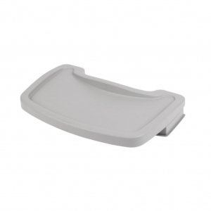 Silla Comedor Bebé Rubbermaid Con Ruedas Gris Gratis Bandeja FG780508PLAT_12