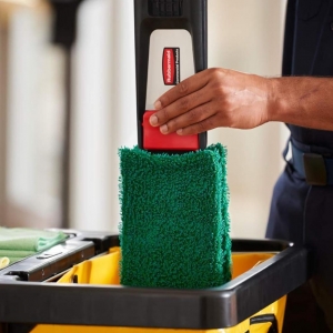 Mopa Plana Microfibra Verde para Sistema Adaptable Rubbermaid 2132431_3