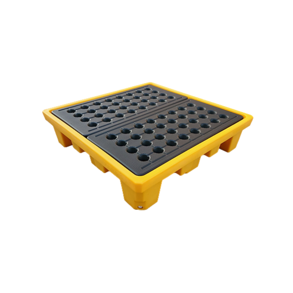 Estiba Antiderrame 4 Posiciones 130x130x30cm (250 Litros) CDR_1