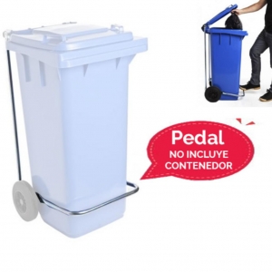Pedal de Apertura Para Contenedor de Basura con Ruedas 240 Litros Weber_1