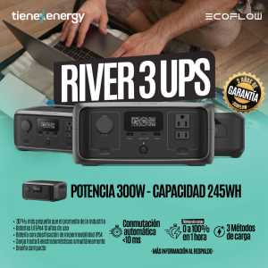 Estación de Energía Portátil EcoFlow RIVER 3 UPS 300W Potencia - 245Wh Capacidad_11