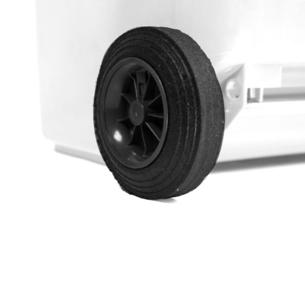 Contenedor de Basura con Ruedas 240 Litros Blanco Weber_5