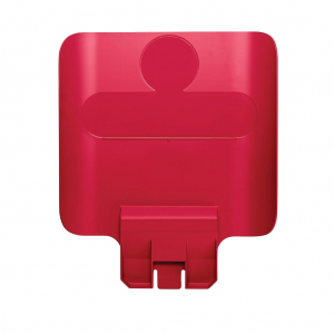 Letrero Rojo para estación de reciclaje Slim Jim 87 Lts Rubbermaid 2007905 _1