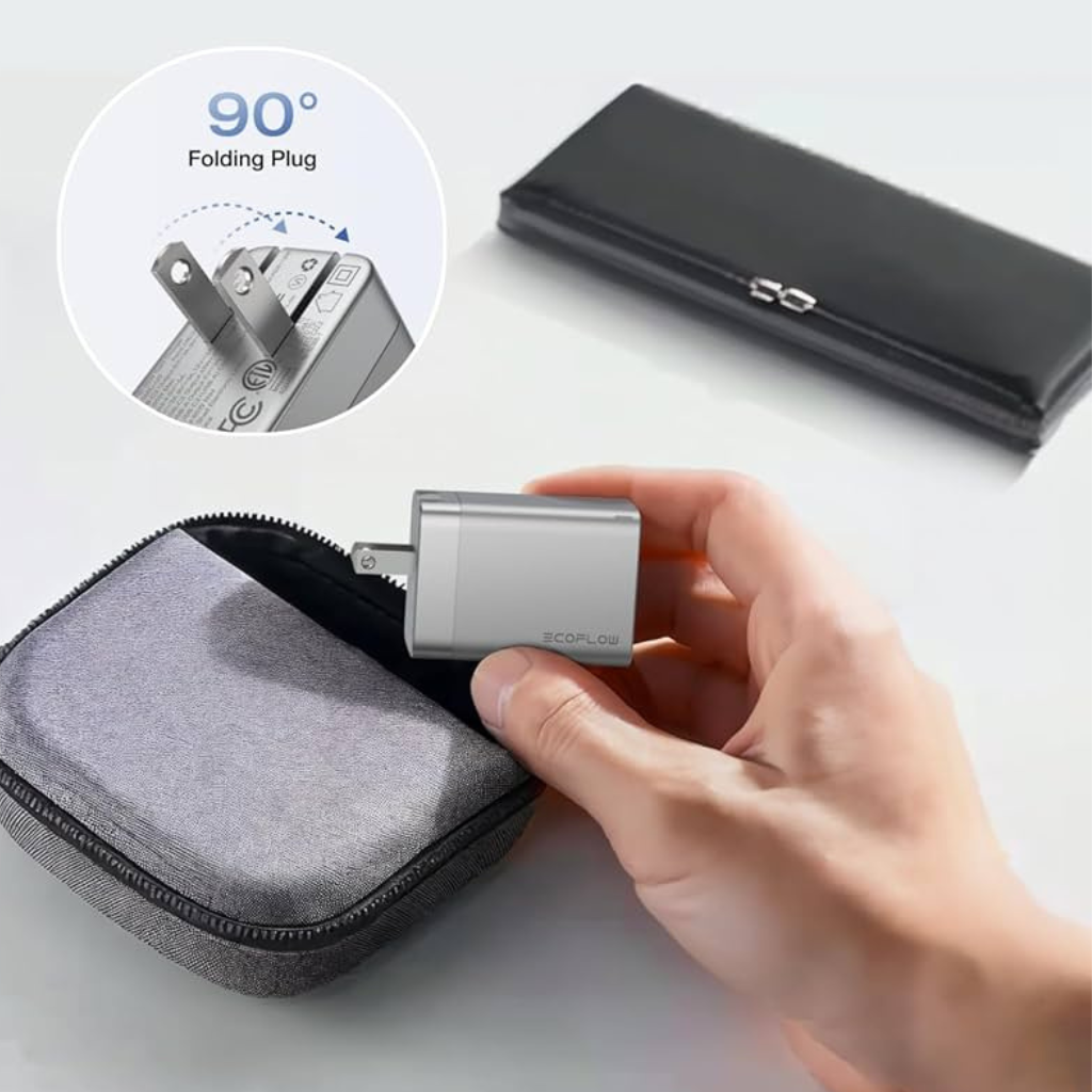Cargador GaN EcoFlow Carga Rapida 65 W USB-C / USB-A _3