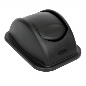 Tapa para Papelera Rectangular Mediana 26.6 Lt Negro Rubbermaid FG306600BLA_1