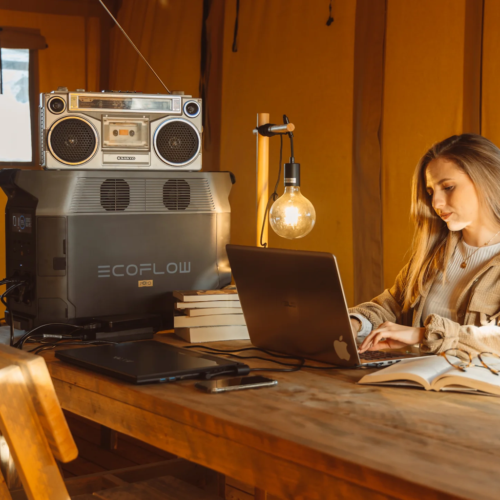 Kit Solar Portátil EcoFlow DELTA PRO 3600 W+ Panel Solar Bifacial 400 W _4