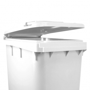 Contenedor de Basura con Ruedas 240 Litros Blanco CDR_2