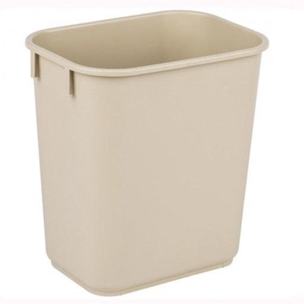 Papelera Tipo Escritorio 13 Litros Beige Sin Tapa FG295500BEIG_1