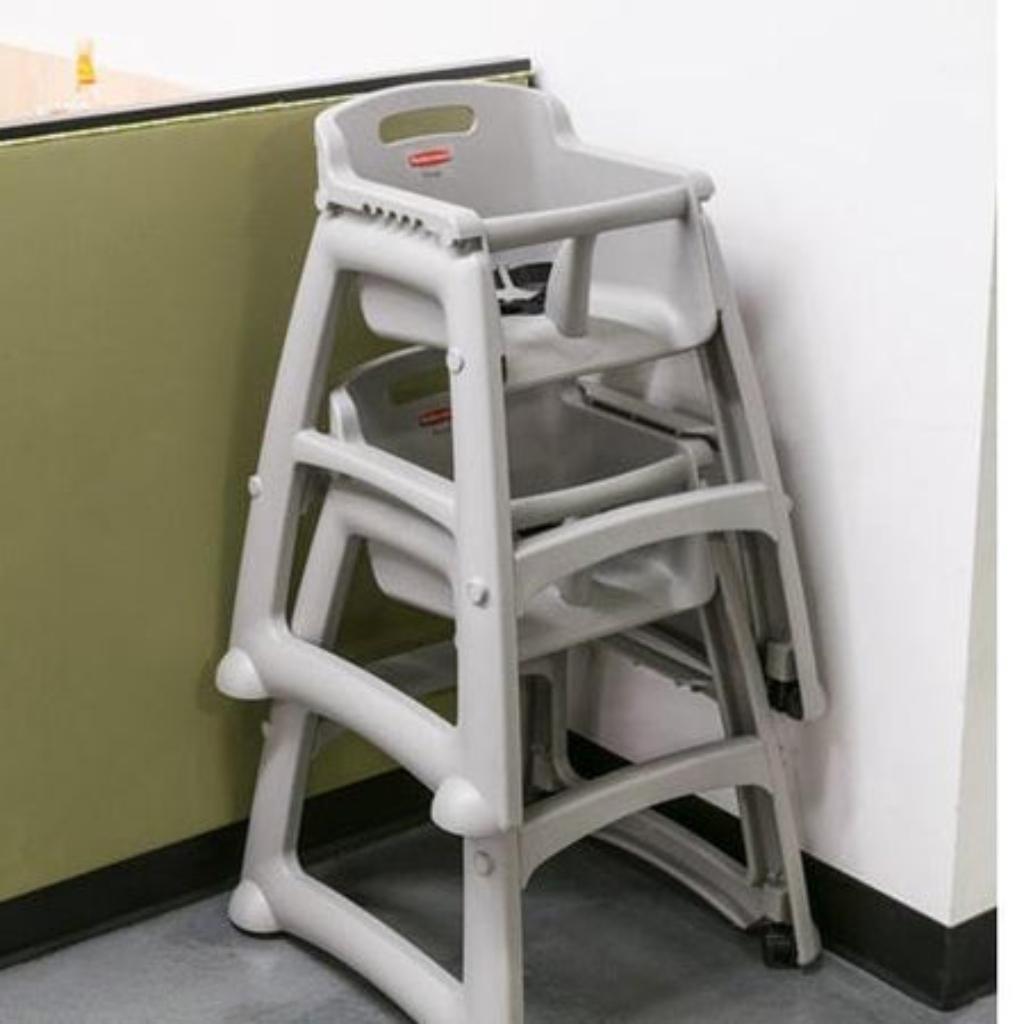 Silla Comedor Bebe Restaurante Con Ruedas Gris FG780508PLAT_2
