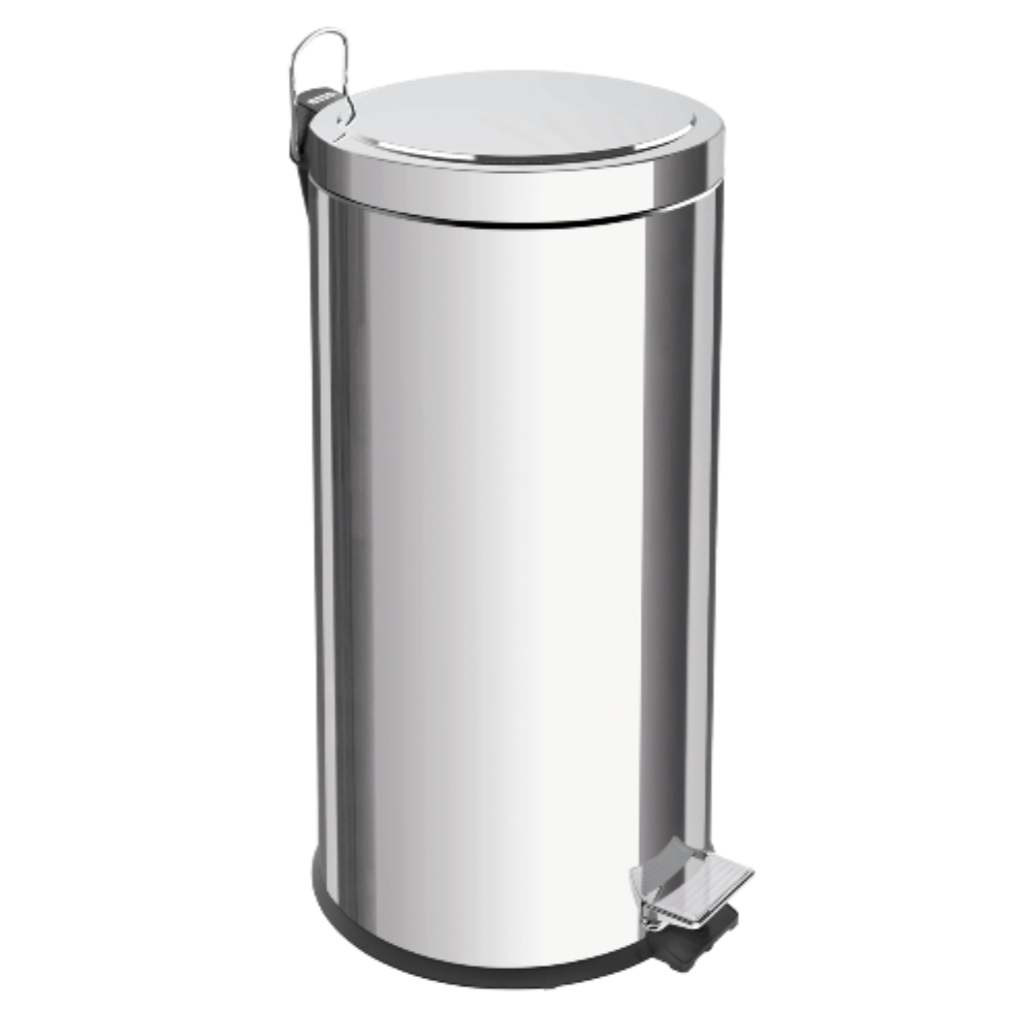 Caneca de Pedal en Acero Inoxidable 30 Litros Tramontina 94538130_1