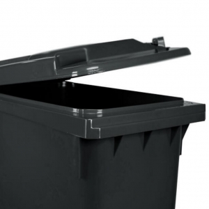 Contenedor de Basura con Ruedas 360 Litros Negro CDR_2