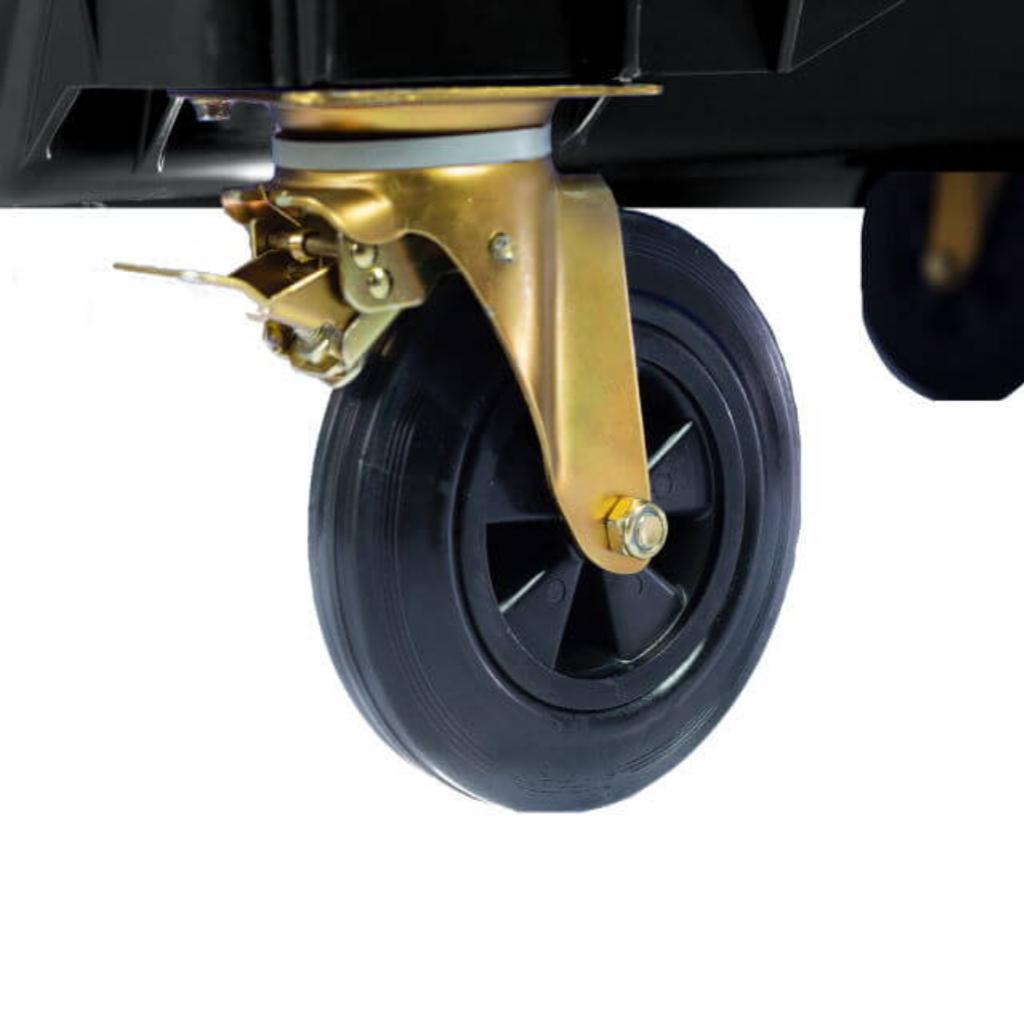 Contenedor de Basura con Ruedas 1100 Litros Negro CDR_3