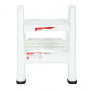 Escalera de Dos Pasos Plegable Blanca FG420903WHT_2