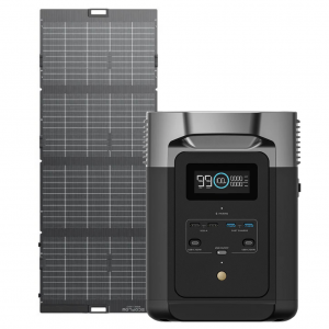 Kit Solar Portátil EcoFlow DELTA 2 MAX 2400W + Panel Solar Bifacial 400 W_1