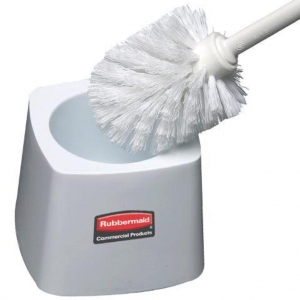 Cepillo y Base para Baño (Churrusco de Baño) Rubbermaid FG631000WTH + FG631100WHT_1