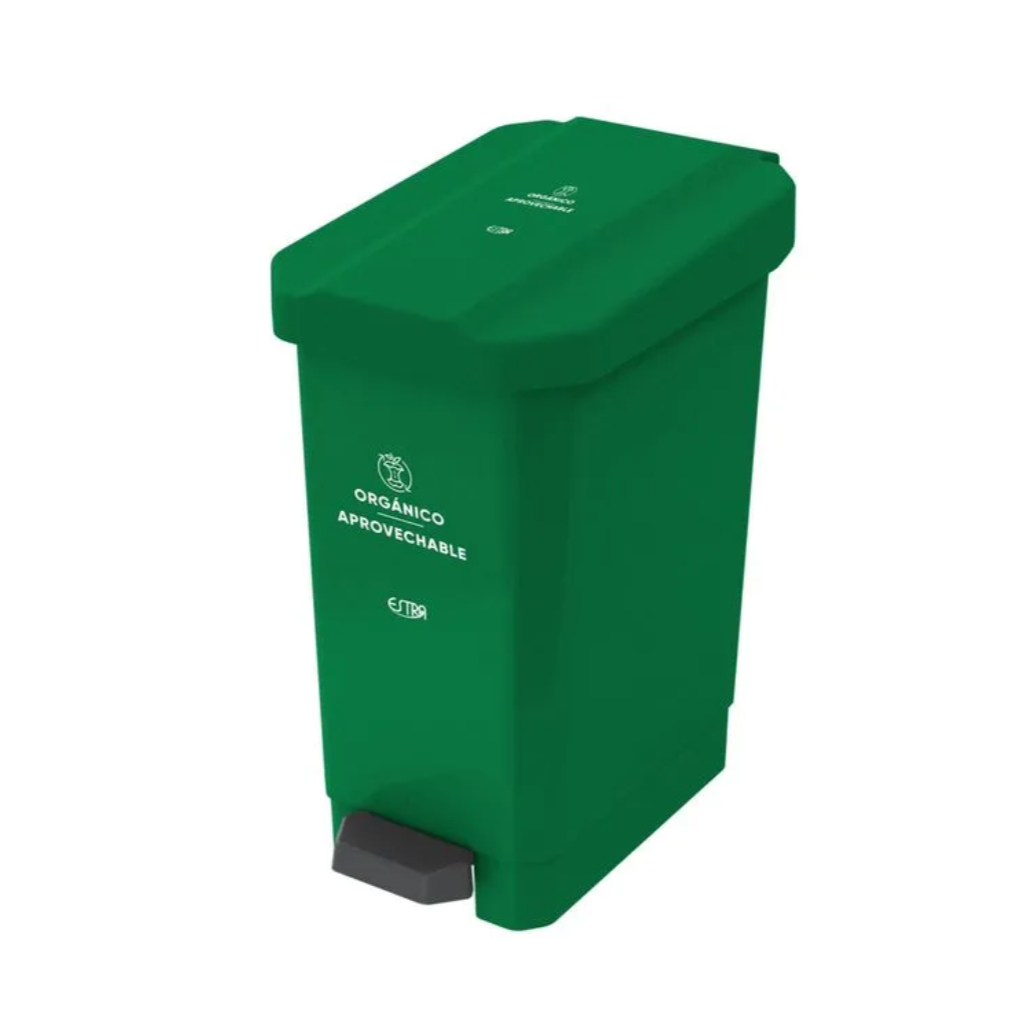 Caneca de Pedal 44 Litros Estra Bins Verde 4-1040575_2