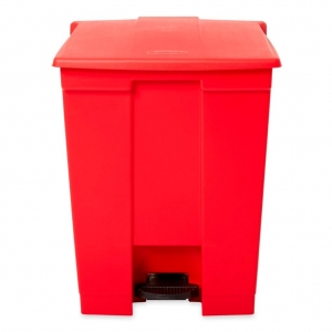 Papelera de Pedal Rubbermaid Legacy 68 Litros (18 Gal) Roja FG614500RED_2