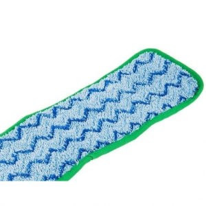 Mopa Plana Microfibra HYGEN 47 cm Trapero Húmedo Azul Borde Verde FGQ41000GR00_1