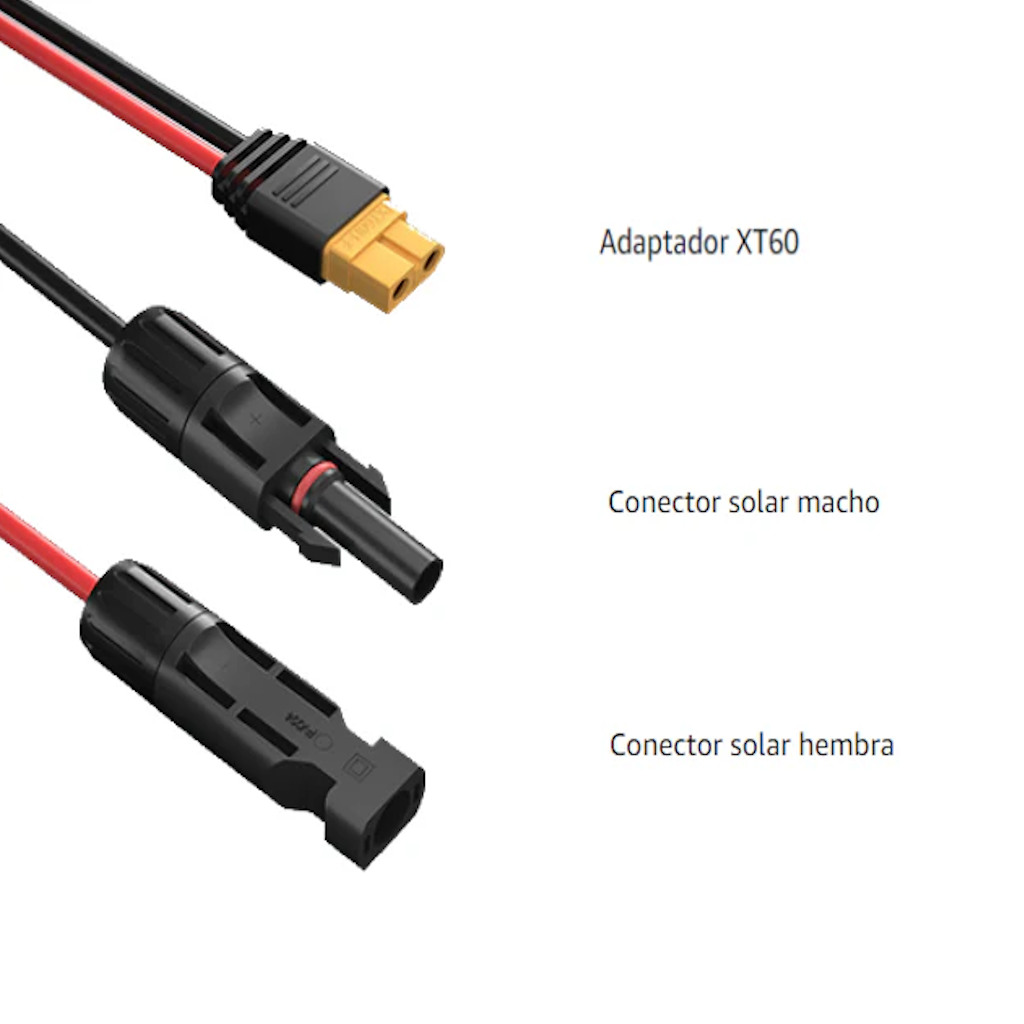 Cable de Conexión Para Panel Solar XT60 EcoFlow 7.5 mts _6