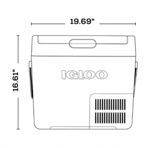 Nevera Electrica 40 Litros 42 Qt Azul Igloo_5
