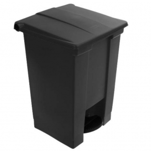 Papelera de Pedal 45 Litros Negra Rubbermaid_1