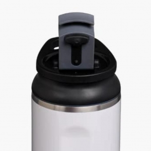 Termo Vaso Flip N Sip 20 Onzas 591 ml Blanco Acero Inox_5