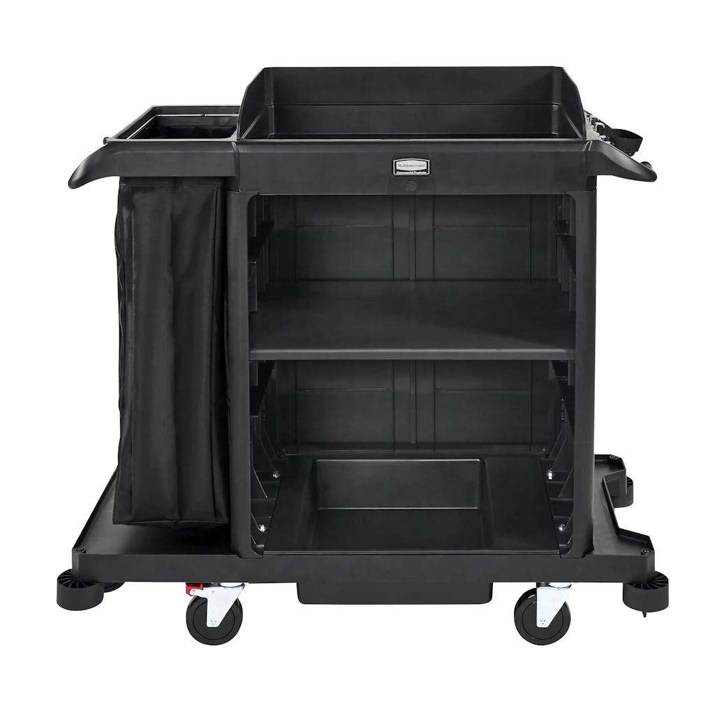 Carro Camarista Compacto Negro Rubbermaid 2202585_5