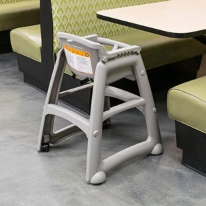 Silla Comedor Bebe Restaurante Con Ruedas Gris FG780508PLAT_3