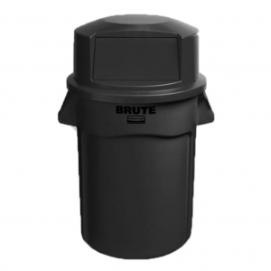  Contenedor Brute 121 Litros 1867531 con Tapa Domo Negro 2044152_1