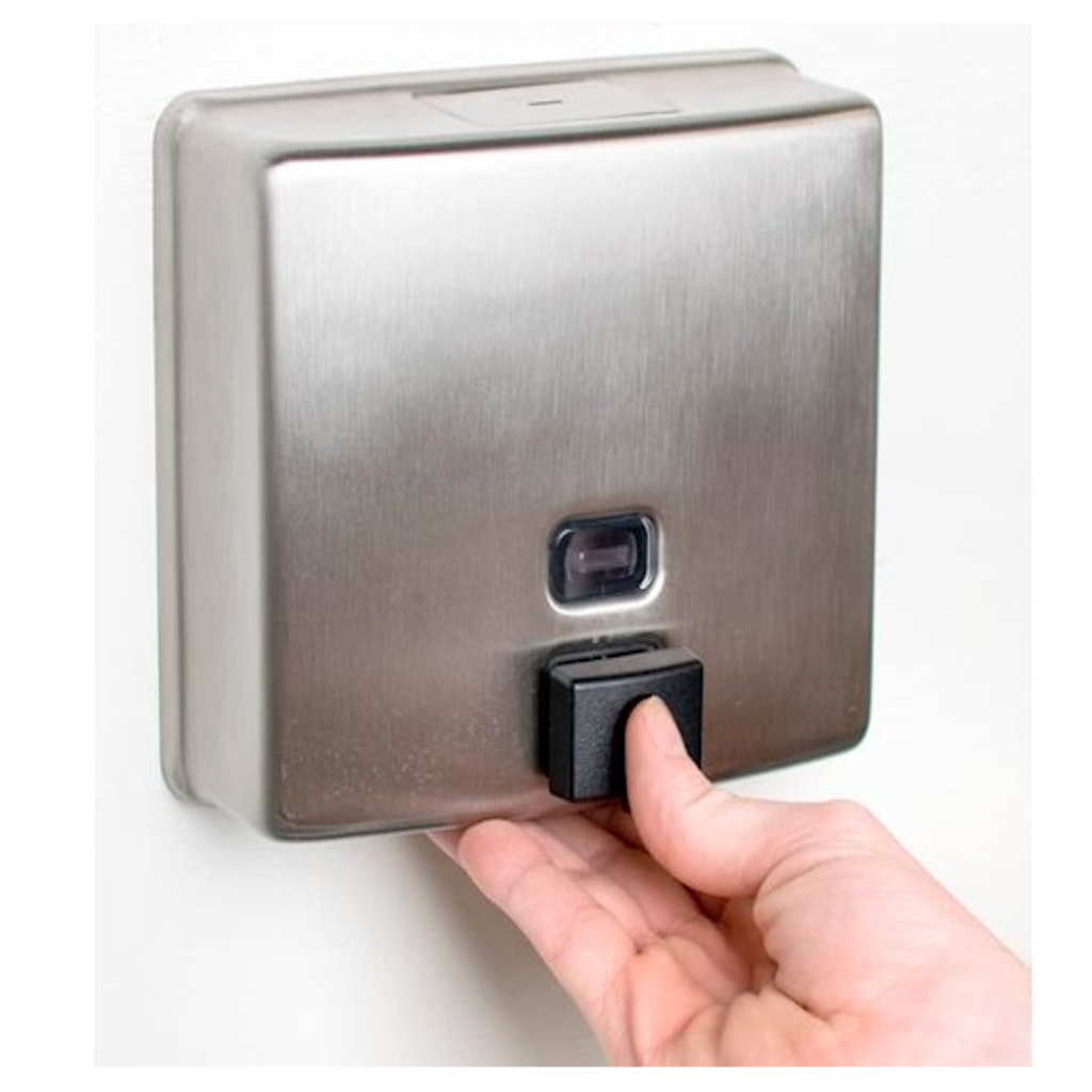 Dispensador de Jabón Liquido en Acero Inoxidable Bobrick B-4112_2
