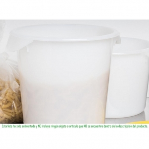 Recipiente Redondo Para Alimentos Con Tapa 7.6 Litros Blanco FG572400WHT - FG572500YEL_3
