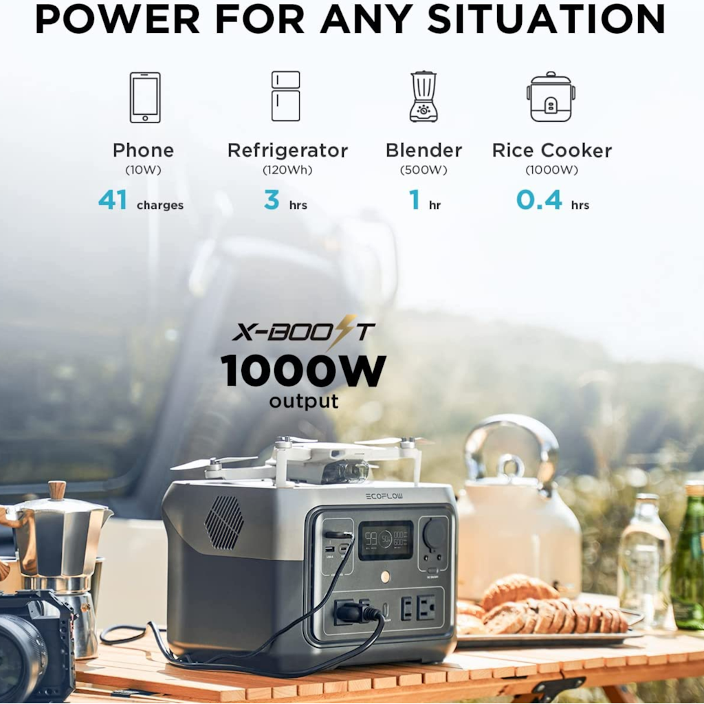  Estación de Energía Portátil EcoFlow RIVER 2 MAX 500W Potencia - 512Wh Capacidad_9