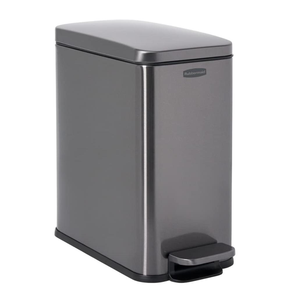 Papelera de Pedal 9.8 Litros en Acero Inoxidable Rubbermaid 2179281_1