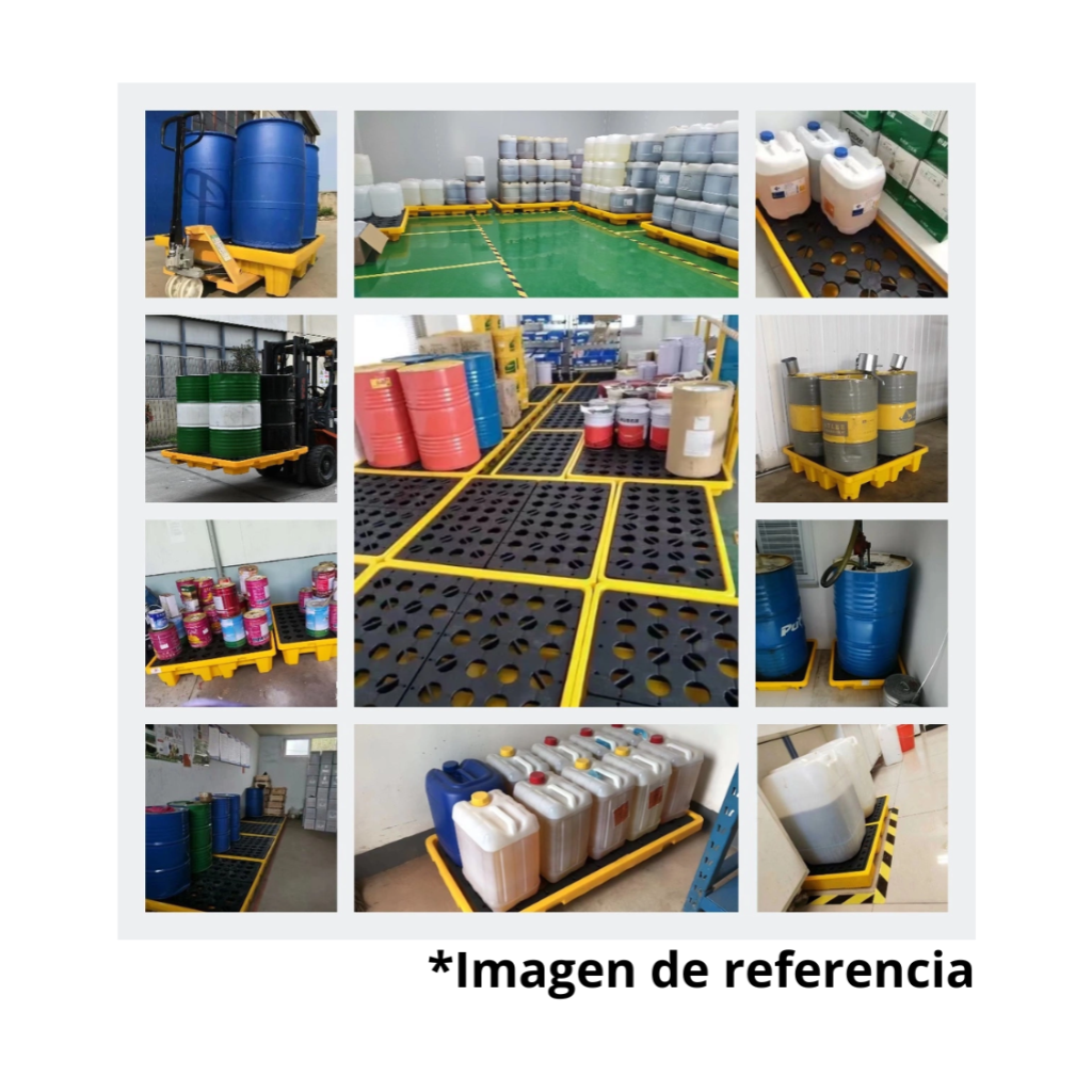 Estiba Antiderrame 4 Posiciones 130x130x30cm (250 Litros) CDR_7