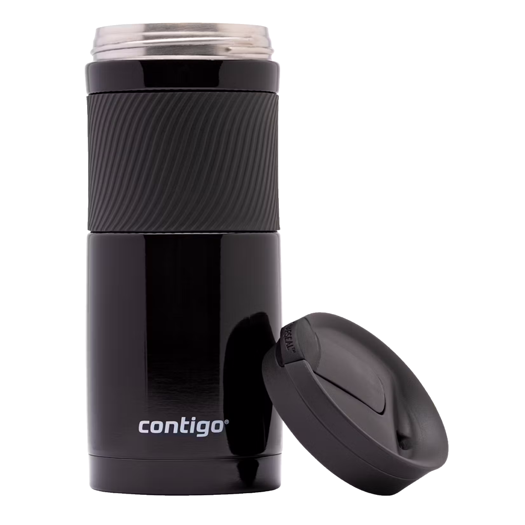 Vaso Termo Contigo Snapseal Byron Acero 20 Oz 591ml Licorice Negro_7