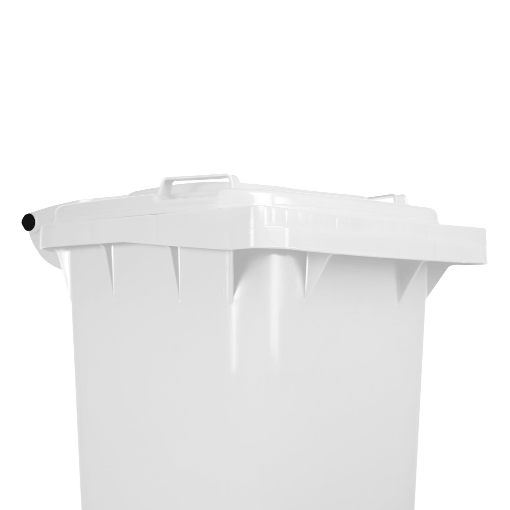 Contenedor de Basura con Ruedas 80 Litros Blanco Weber_3