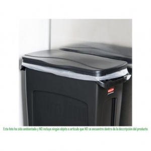 Tapa Abisagrada Negra para Contenedor Slim Jim 87 Litros FG267400BLA_4