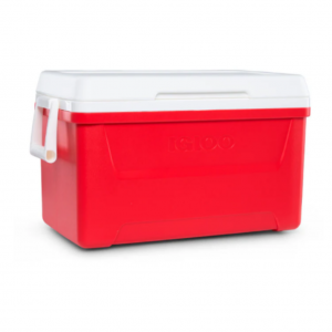 Nevera Plastica Portatil Laguna 45 Litros 48 Qt Rojo Igloo_1