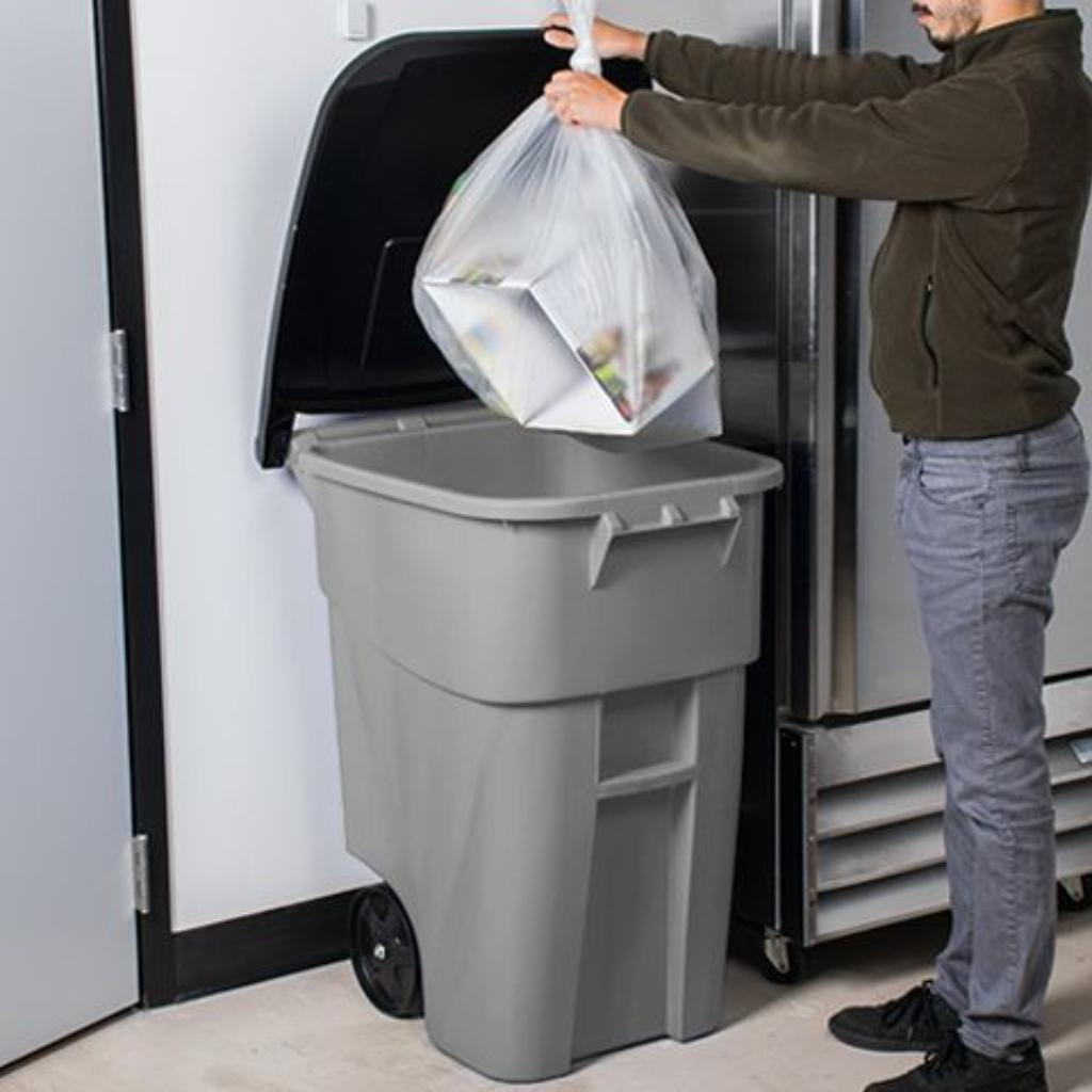 Contenedor Brute con Ruedas 189 litros Gris FG9W2700GRAY_3
